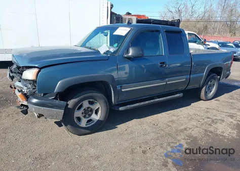 2006 Chevrolet Silverado 1500 Lt3 из США, поврежденный, VIN 1GCEK19B06E152995